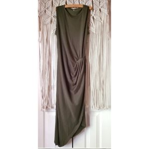 Army Green Midi dress